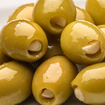 Aceitunas Gordal rellena de Ajo